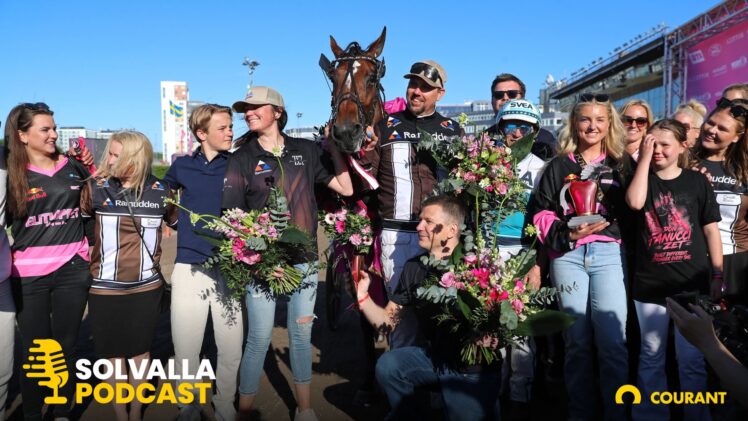 Daniel Redén efter världsrekordet i Elitloppet